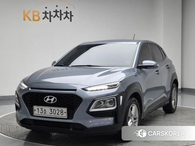 Hyundai Kona 2018 Небесно-голубой из Кореи