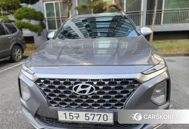 Hyundai Santa Fe TM 2018 Серый из Кореи