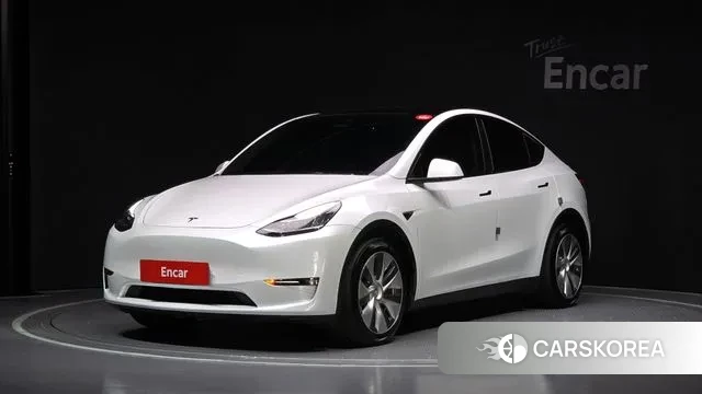 Tesla Model Y 2022 Белый из Кореи
