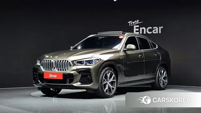 BMW X6 (G06) 2023 Песочный из Кореи