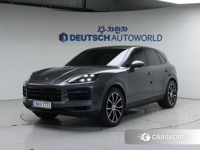 Porsche Cayenne (PO536) 2023 Серый из Кореи