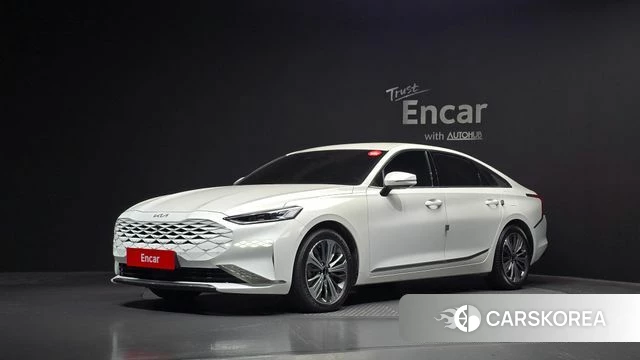 Kia K8 Hybrid 2023 Белый из Кореи
