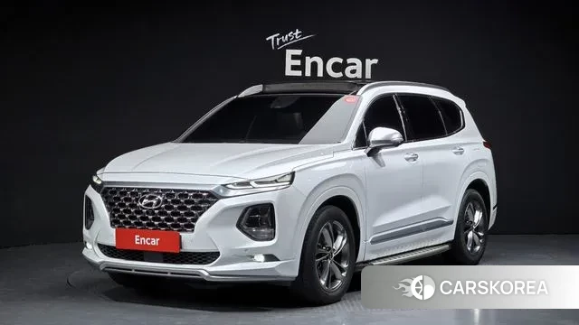 Hyundai Santa Fe TM 2020 Белый из Кореи