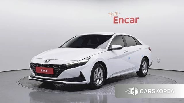 Hyundai Avante (CN7) 2021 Белый из Кореи