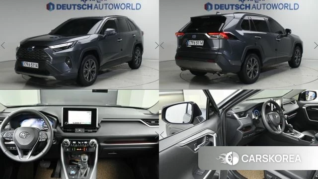 Toyota RAV4 5th Generation 2024 Серый из Кореи