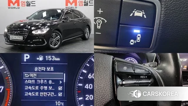 Hyundai Grandeur IG 2018 Черный из Кореи