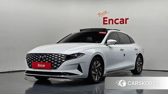 Hyundai The New Grandeur IG Hybrid 2021 Белый из Кореи