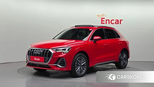 Audi Q3 (F3) 2022 Красный из Кореи
