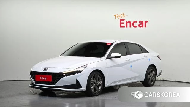 Hyundai Avante (CN7) 2020 Белый из Кореи