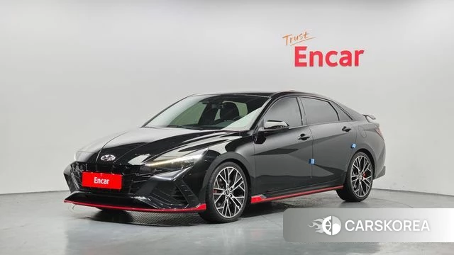 Hyundai Avante (CN7) 2022 Черный из Кореи