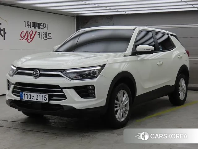 Ssangyong Beautiful Korando 2021 Белый из Кореи