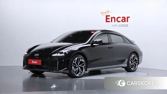 Hyundai Ionic 6 2023 Черный из Кореи