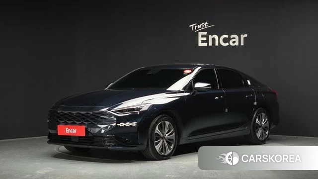 Kia K8 Hybrid 2021 Синий из Кореи