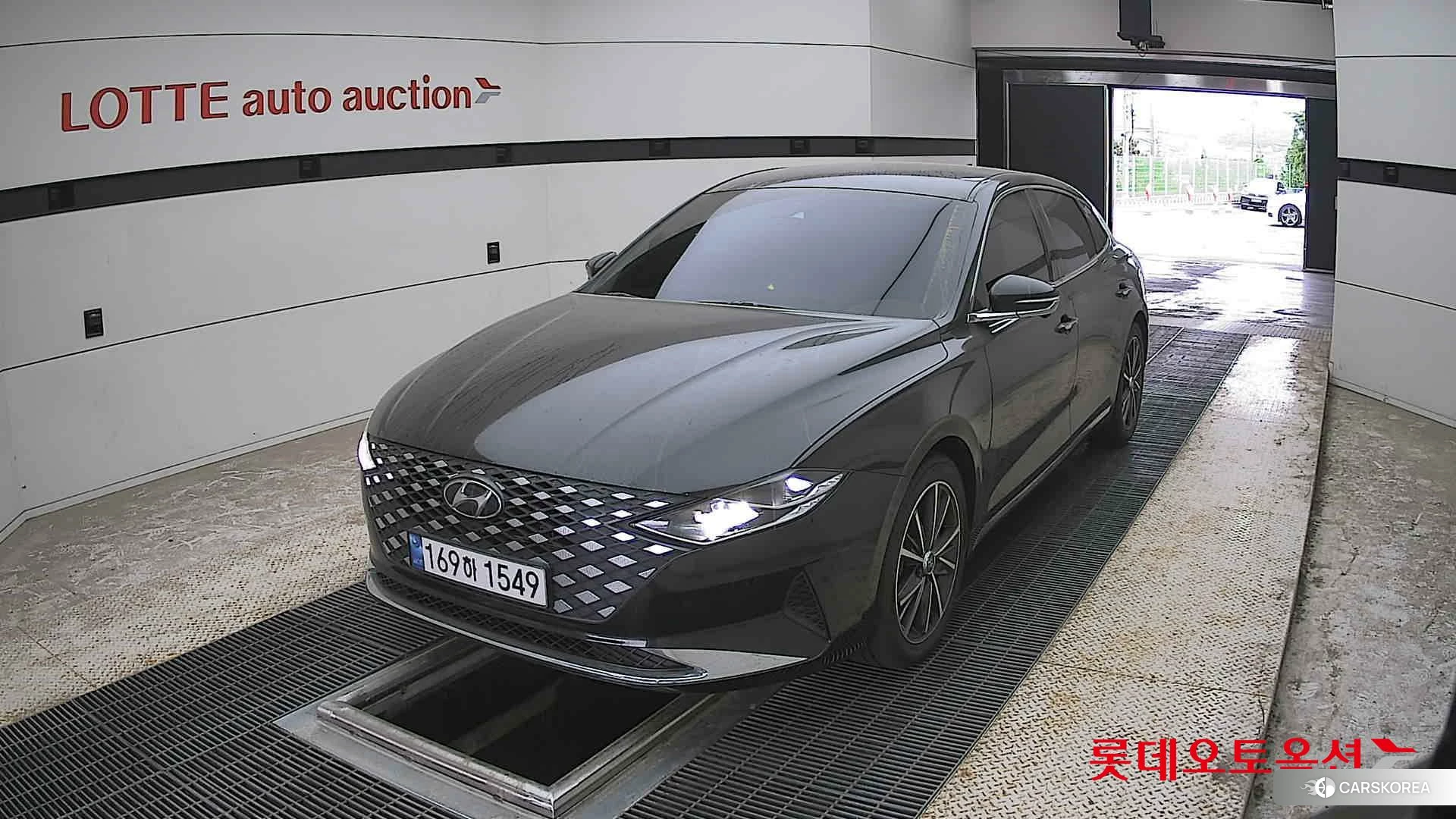 Hyundai Grandeur 2022 Midnight Black Pearl из Кореи