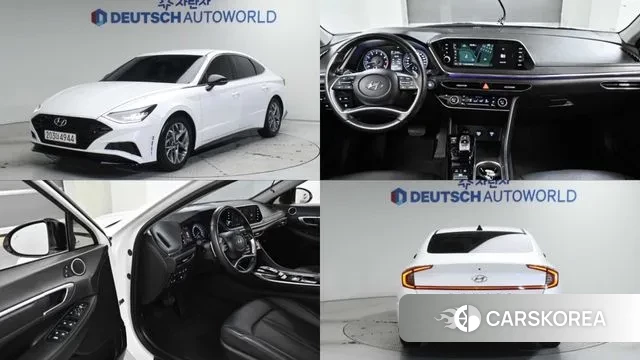 Hyundai Sonata (DN8) 2022 Белый из Кореи