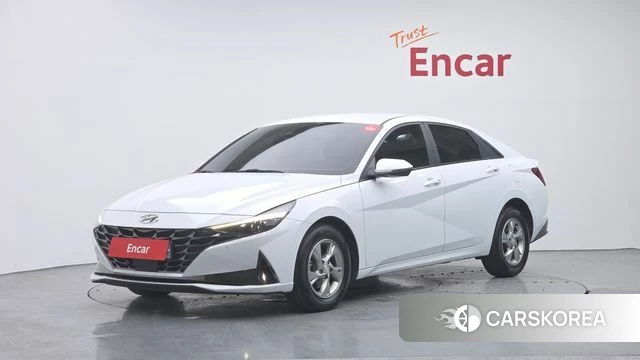 Hyundai Avante (CN7) 2021 Белый из Кореи