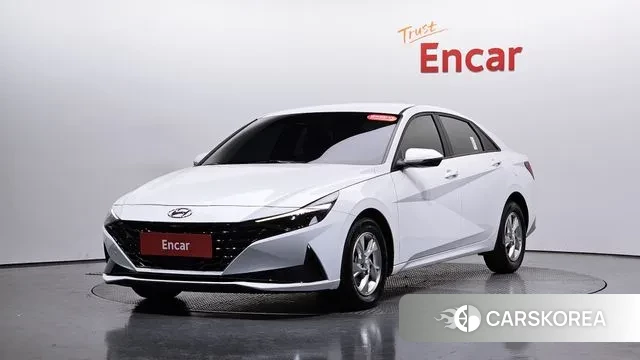 Hyundai Avante (CN7) 2022 Белый из Кореи