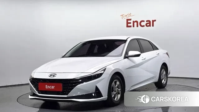 Hyundai Avante (CN7) 2020 Белый из Кореи
