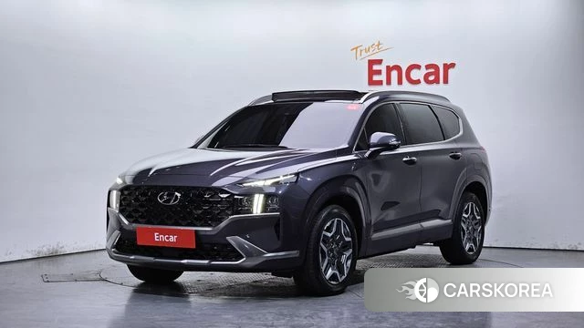 Hyundai The New Santa Fe 2022 Серый из Кореи