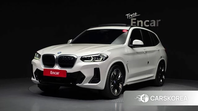 BMW iX3 2022 Белый из Кореи