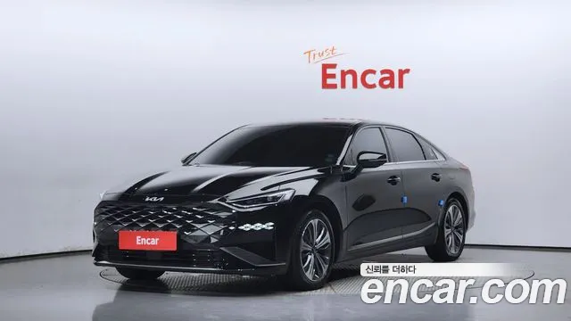 Kia K8 Hybrid 2021 Черный из Кореи