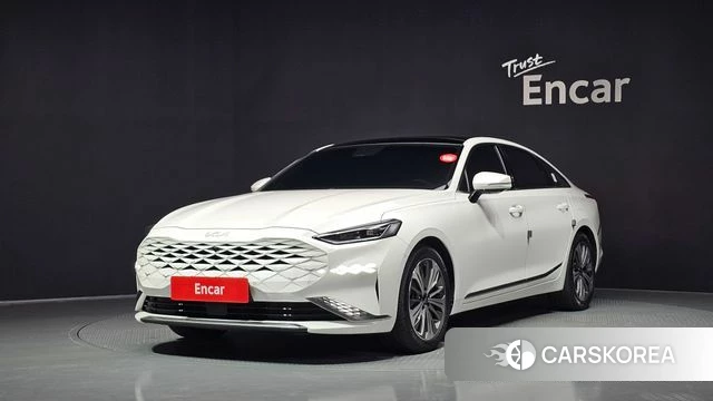 Kia K8 Hybrid 2023 Белый из Кореи