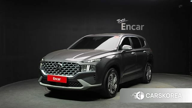 Hyundai The New Santa Fe 2021 Серый из Кореи