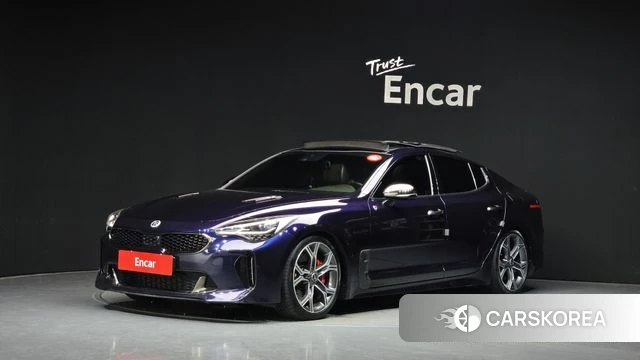 Kia Stinger 2018 Синий из Кореи
