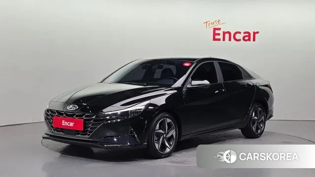 Hyundai Avante (CN7) 2023 Черный из Кореи