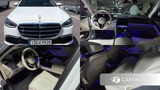 Mercedes-Benz S-Class W223 2024 Белый из Кореи