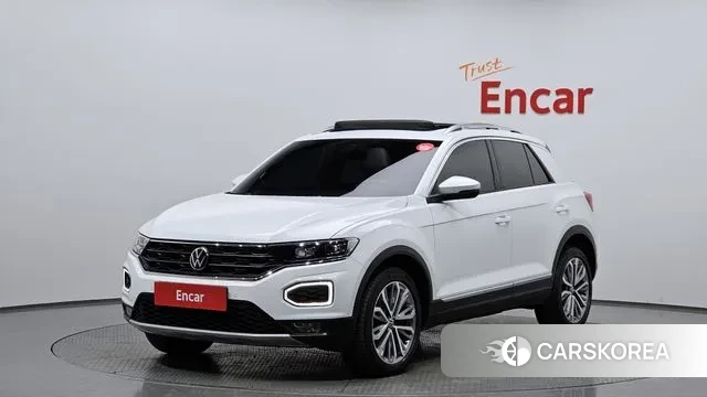 Volkswagen T-Roc 2021 Белый из Кореи