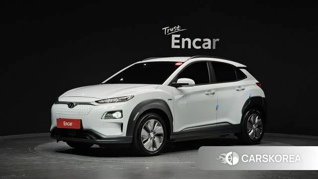 Hyundai Kona Electric 2019 Белый из Кореи