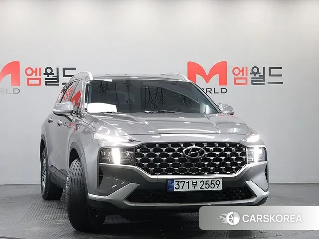 Hyundai The New Santa Fe 2023 Серый из Кореи