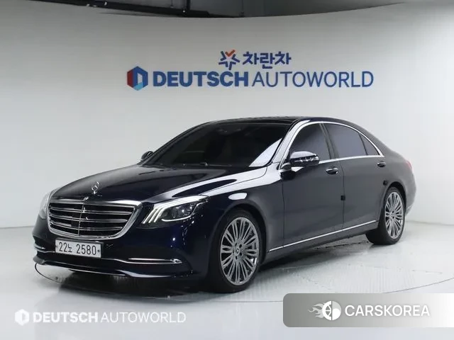 Mercedes-Benz S-Class W222 2019 Синий из Кореи