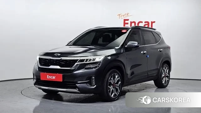 Kia Seltos 2021 Серый из Кореи