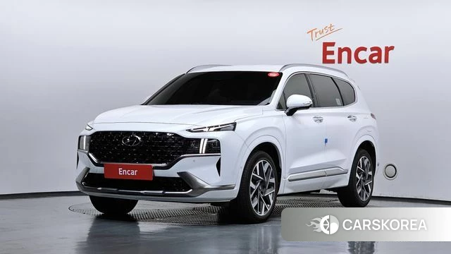 Hyundai The New Santa Fe 2022 Белый из Кореи