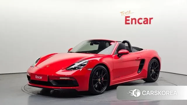 Porsche 718 Boxster 2024 Красный из Кореи