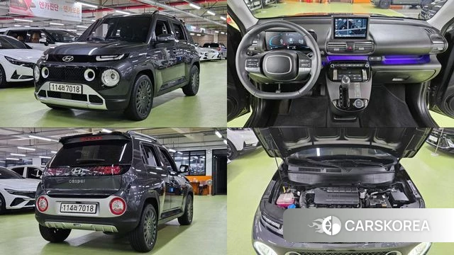 Hyundai Casper 2022 Серый из Кореи
