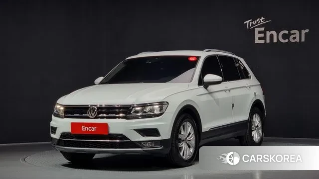 Volkswagen Tiguan second Generation 2020 Белый из Кореи