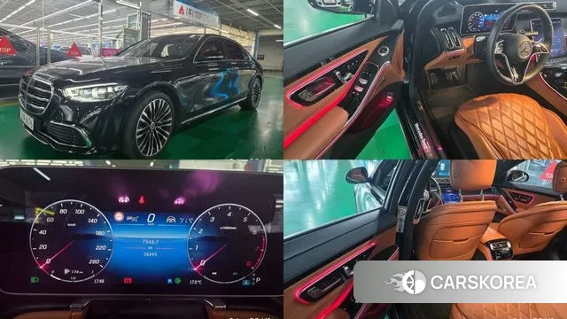 Mercedes-Benz S-Class W223 2023 Черный из Кореи