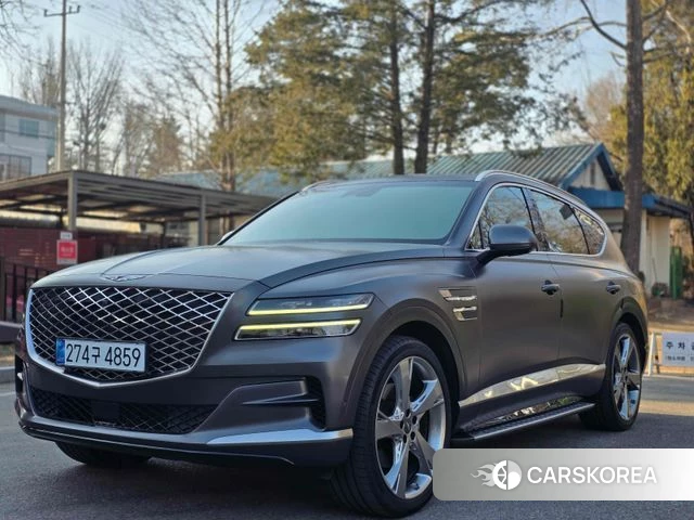 Genesis GV80 2021 Темно-зеленый из Кореи