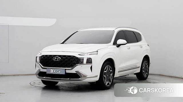 Hyundai The New Santa Fe 2023 Белый из Кореи