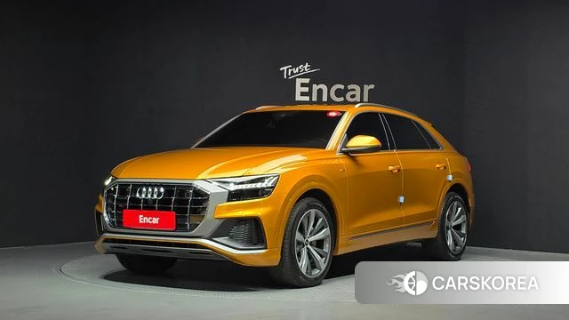 Audi Q8 (4M) 2021 Оранжевый из Кореи