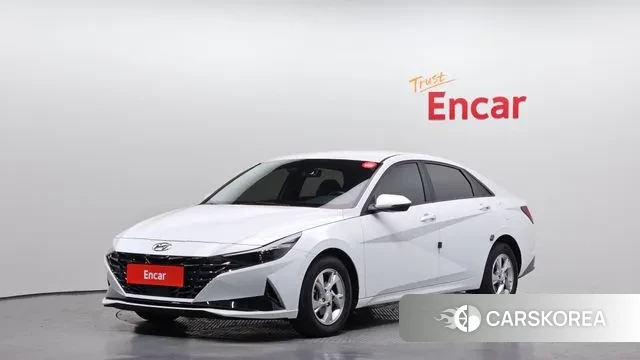 Hyundai Avante (CN7) 2021 Белый из Кореи