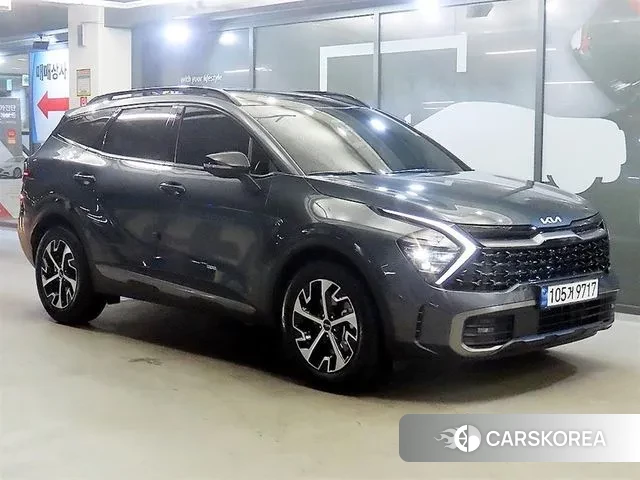 Kia Sportage 5th Generation Hybrid 2024 Серый из Кореи