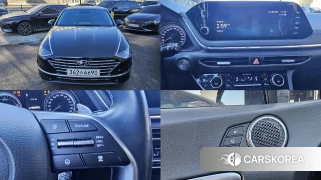 Hyundai Sonata Hybrid (DN8) 2021 Черный из Кореи