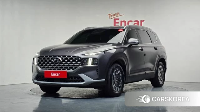 Hyundai The New Santa Fe 2022 Серый из Кореи