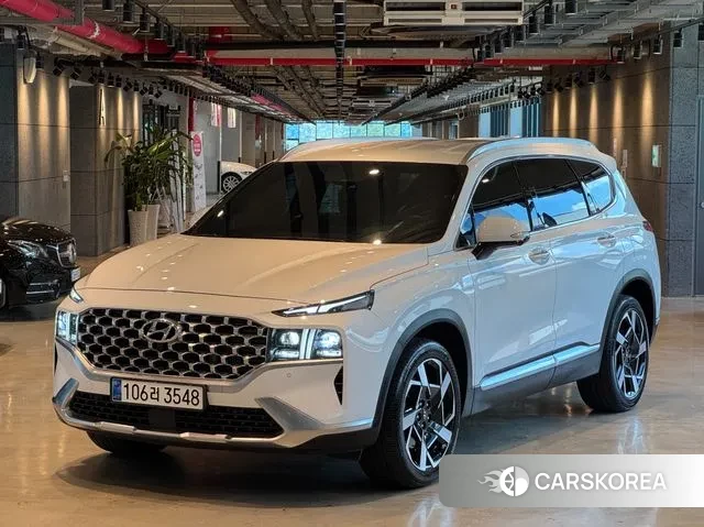 Hyundai The New Santa Fe 2021 Белый из Кореи