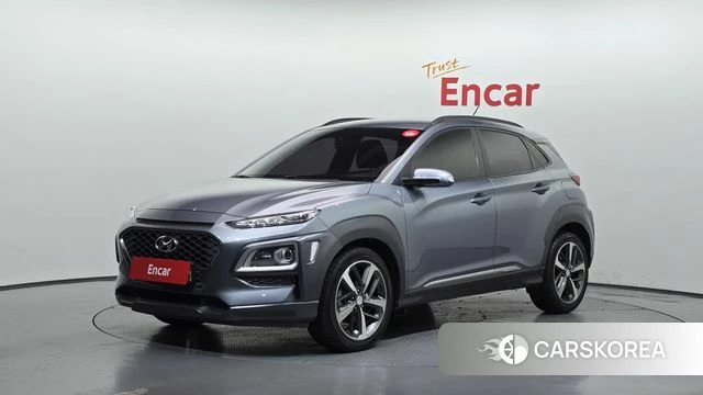 Hyundai Kona 2018 Небесно-голубой из Кореи