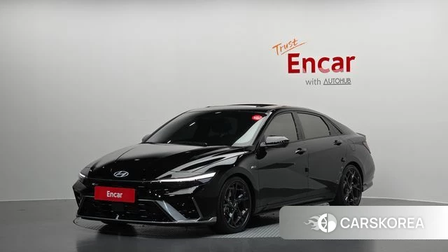 Hyundai The New Avante (CN7) 2025 Черный из Кореи